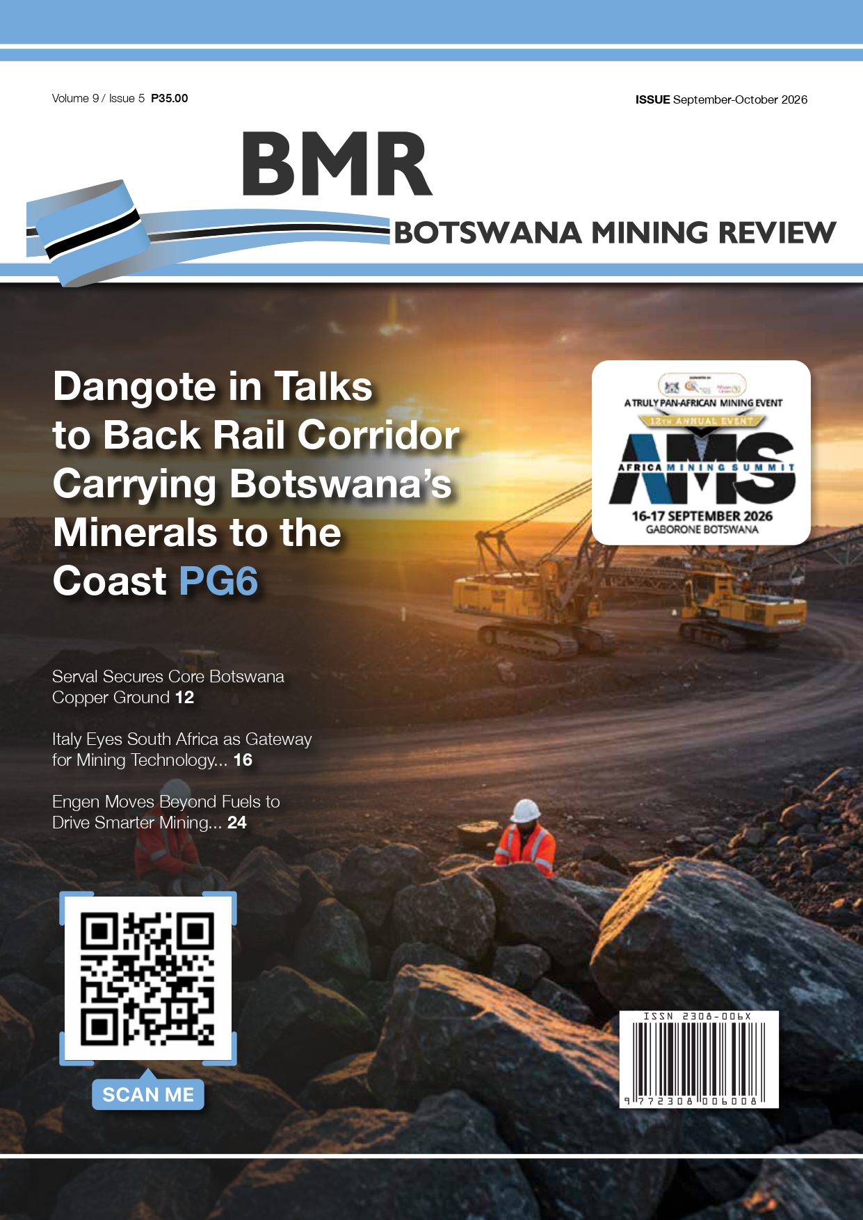 Botswana Mining Review September – October 2026 Issue.